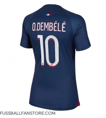 Paris Saint-Germain Ousmane Dembele #10 Replik Heimtrikot Damen 2023-24 Kurzarm